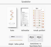 N Mini Christmas Jel Tırnak 30 Adet, 2 Kullanım