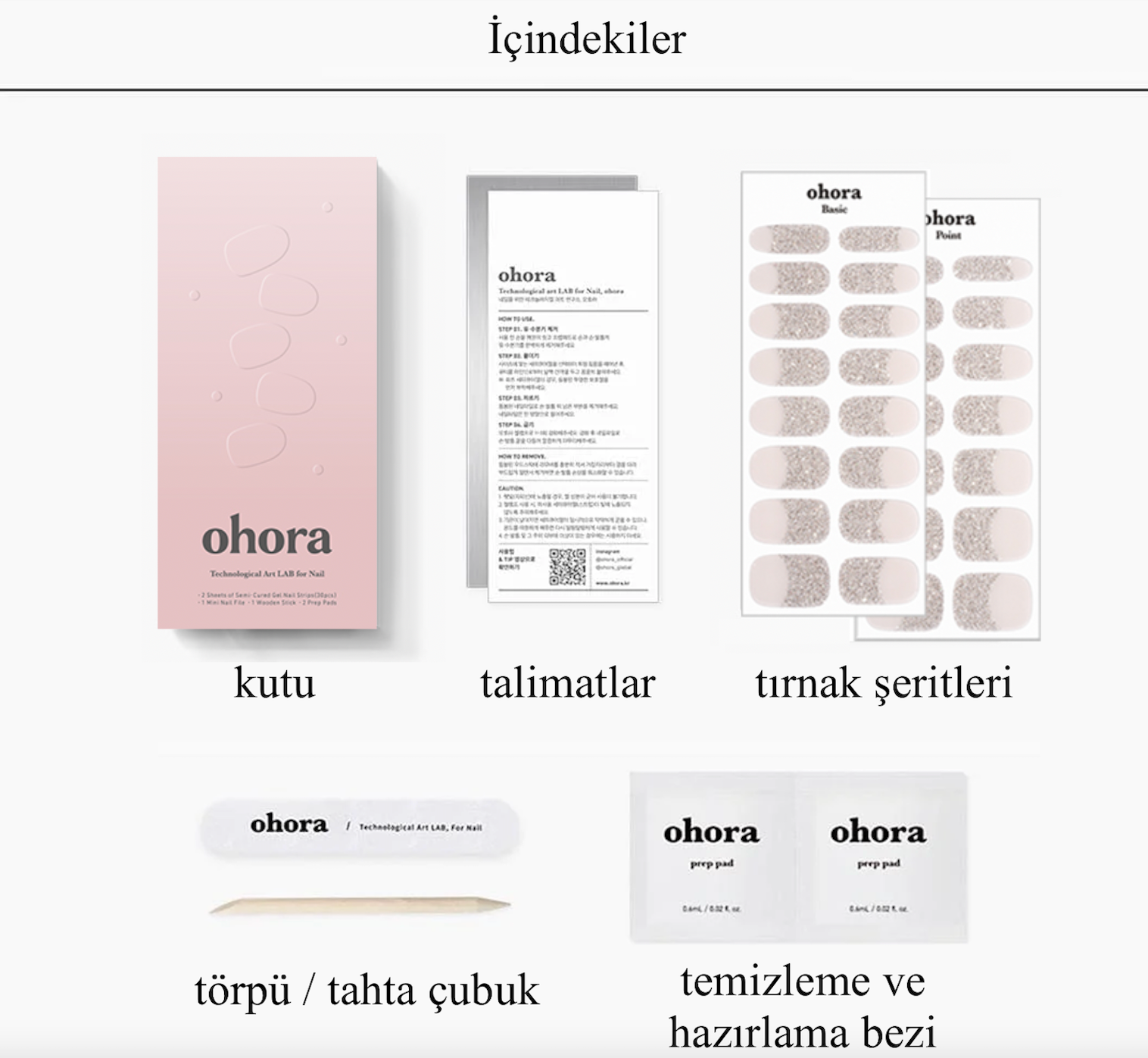 N Starlight French Jel Tırnak 30 Adet, 2 Kullanım