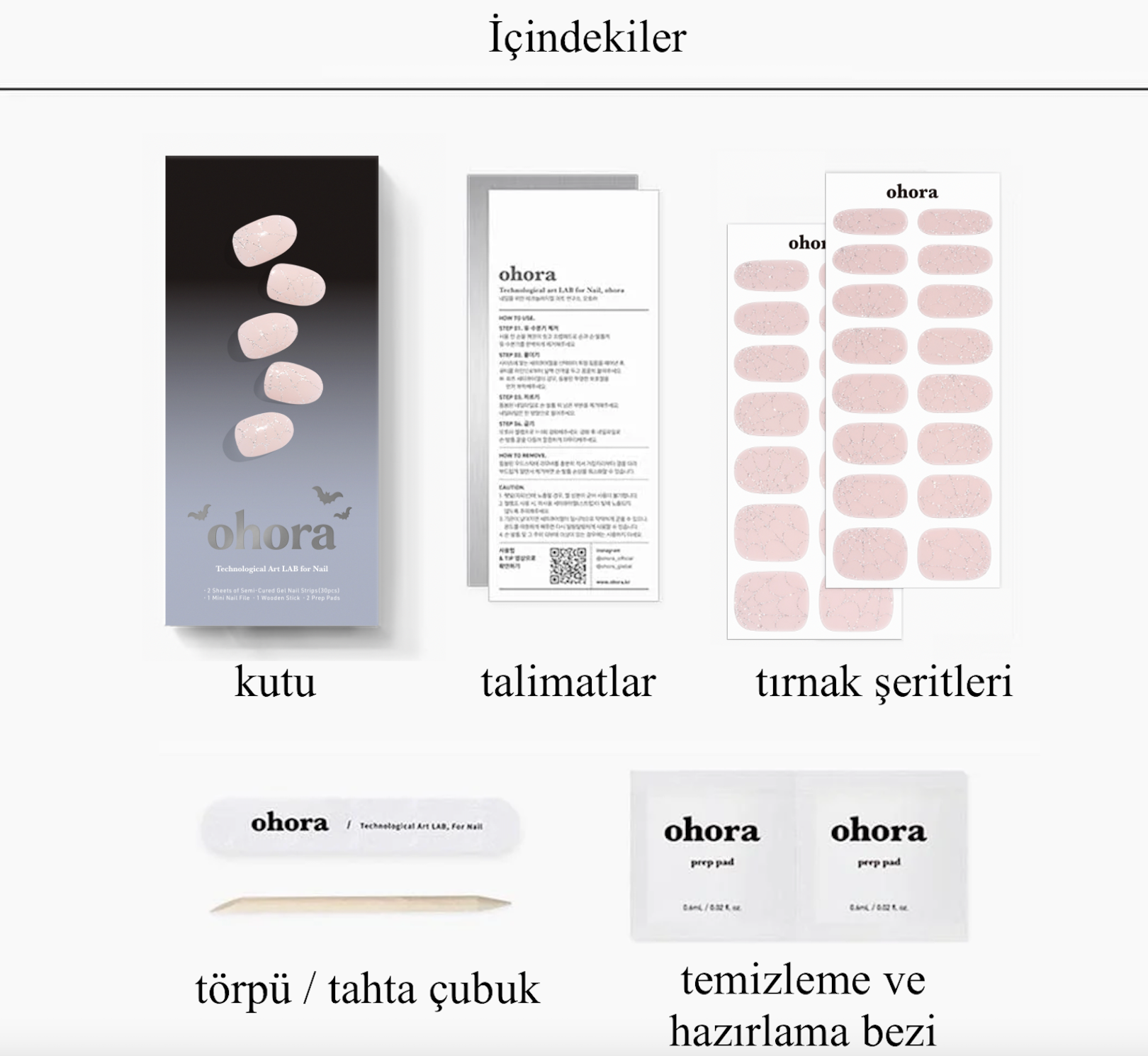 N Silver Web Jel Tırnak 30 Adet, 2 Kullanım