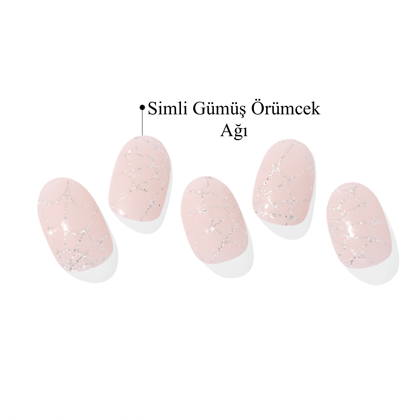 N Silver Web Jel Tırnak 30 Adet, 2 Kullanım