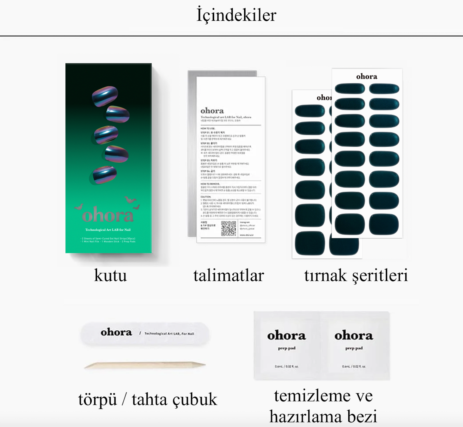 N Mystic Chrome Jel Tırnak 30 Adet, 2 Kullanım