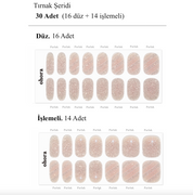 N Crystal Frost Jel Tırnak 30 Adet, 2 Kullanım
