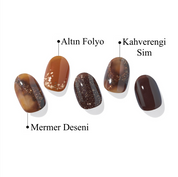 N Cinnamon Glaze Jel Tırnak 30 Adet, 2 Kullanım