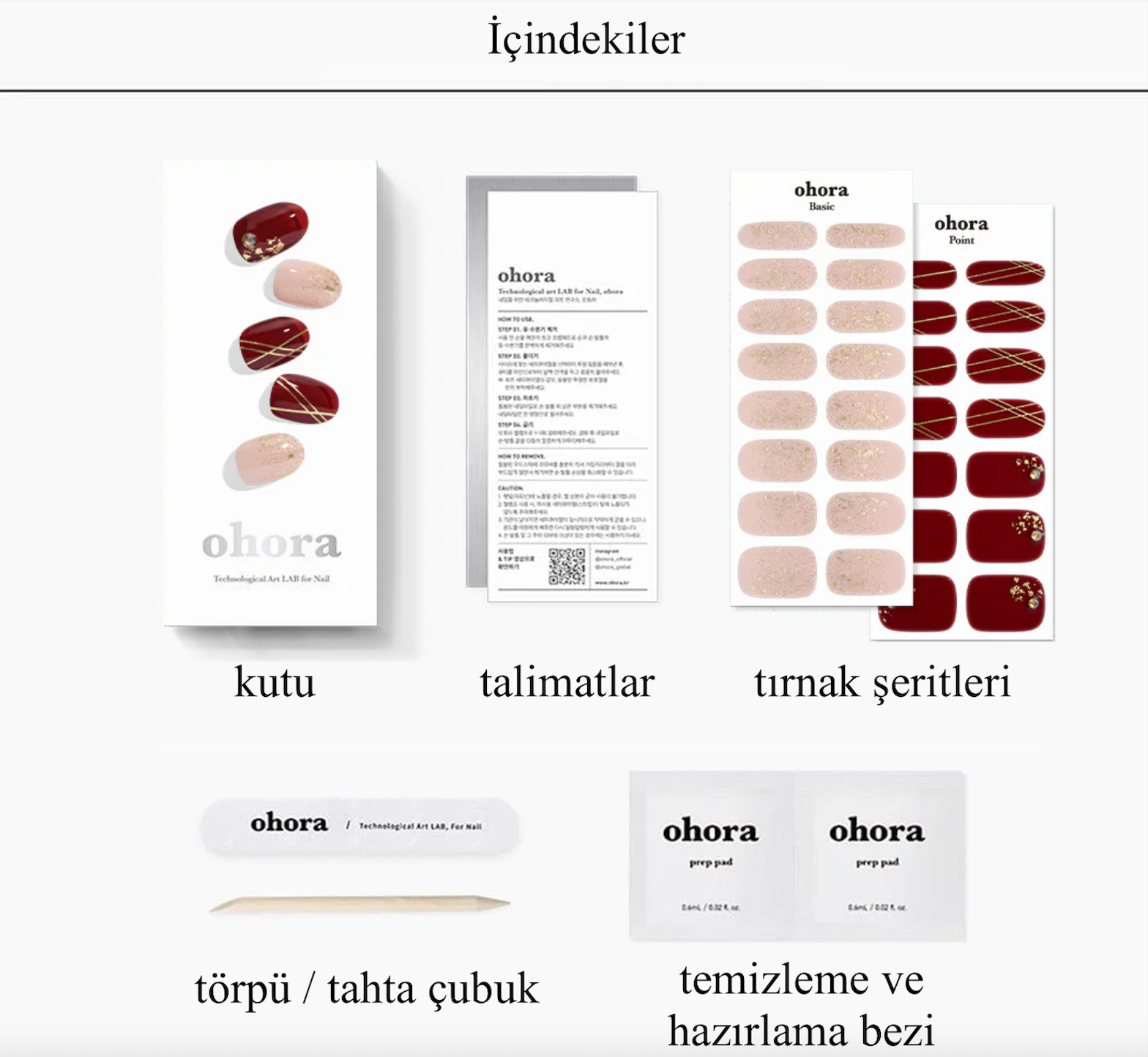 N Ruby Glint Jel Tırnak 30 Adet, 2 Kullanım
