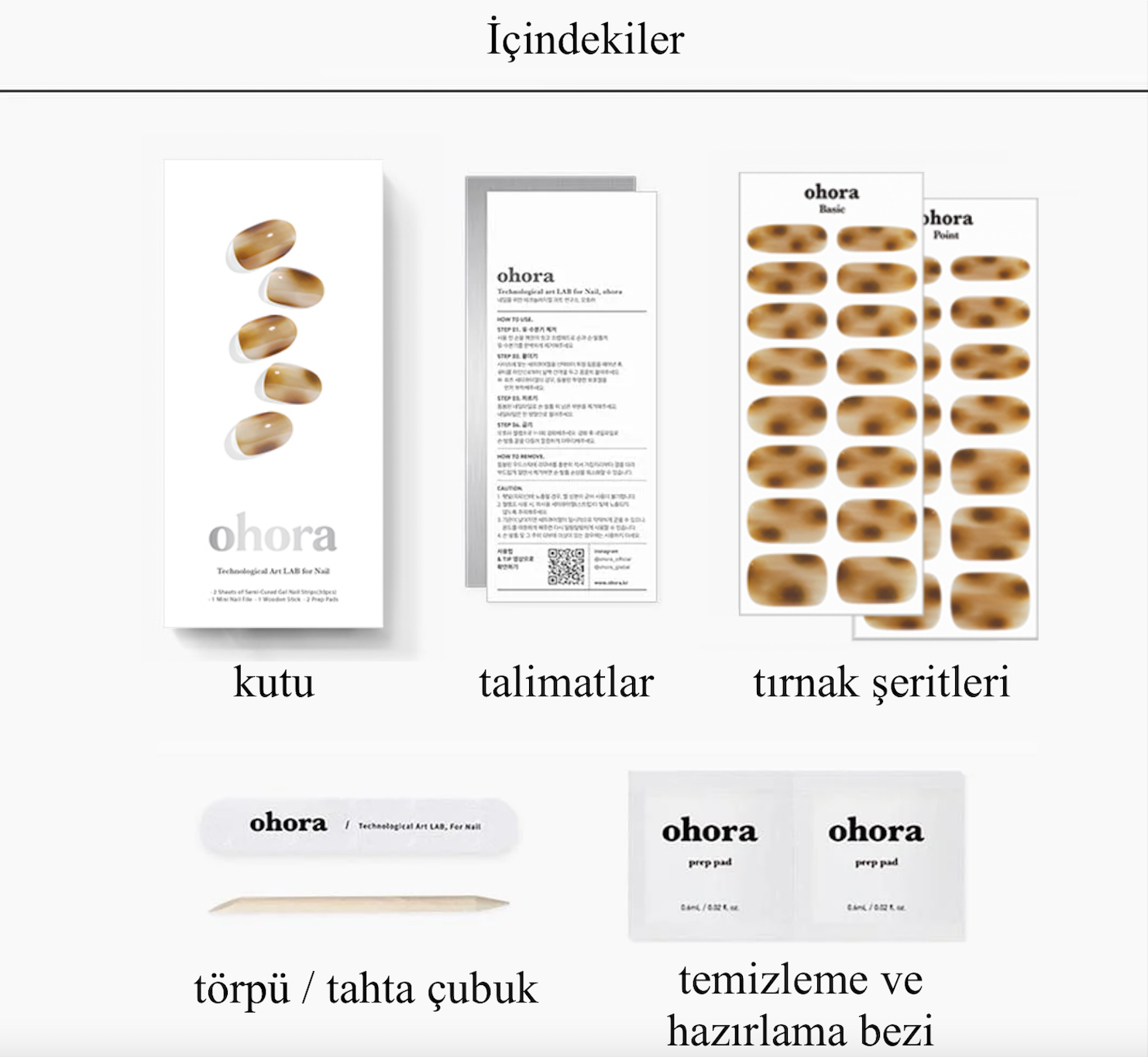 N Smoky Mocha Jel Tırnak 30 Adet, 2 Kullanım