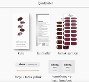 N Noir Amber Jel Tırnak 30 Adet, 2 Kullanım