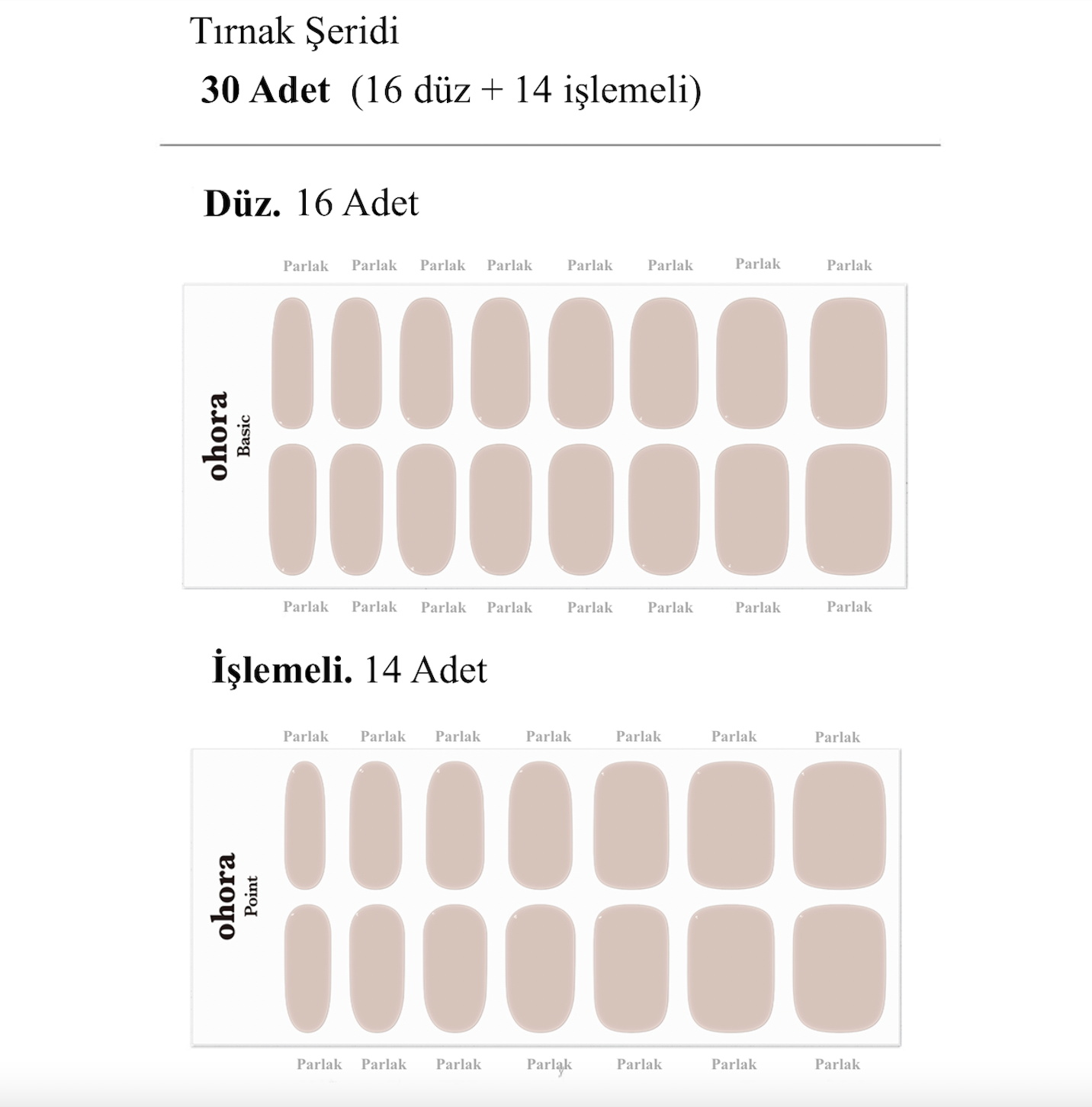 N Summer 002 Jel Tırnak 30 Adet, 2 Kullanım