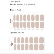 N Summer 002 Jel Tırnak 30 Adet, 2 Kullanım