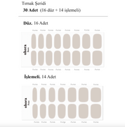 N Autumn 001 Jel Tırnak 30 Adet, 2 Kullanım