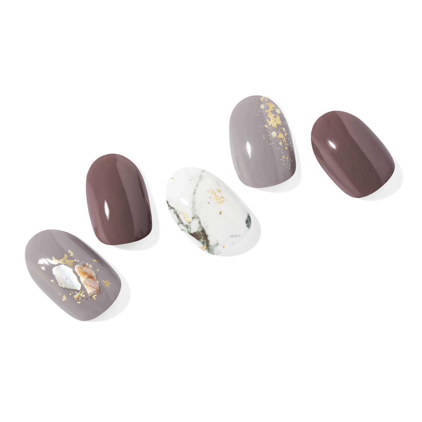 N Nuance Marble Jel Tırnak 30 Adet, 2 Kullanım