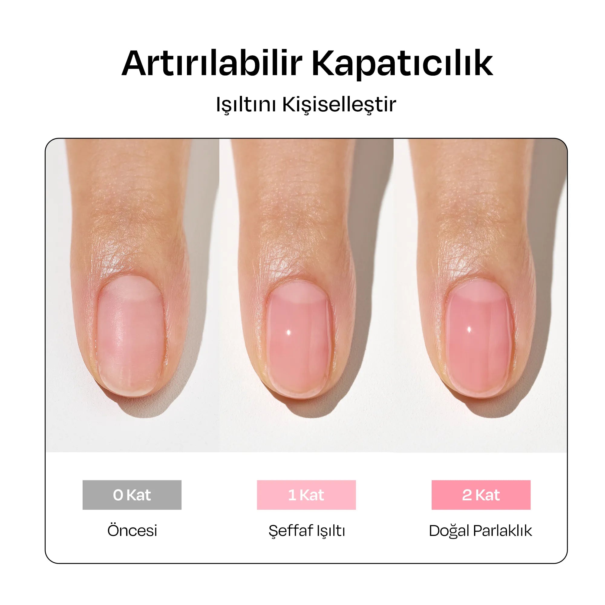 [Şeftali] Renkli Tırnak Güçlendirici