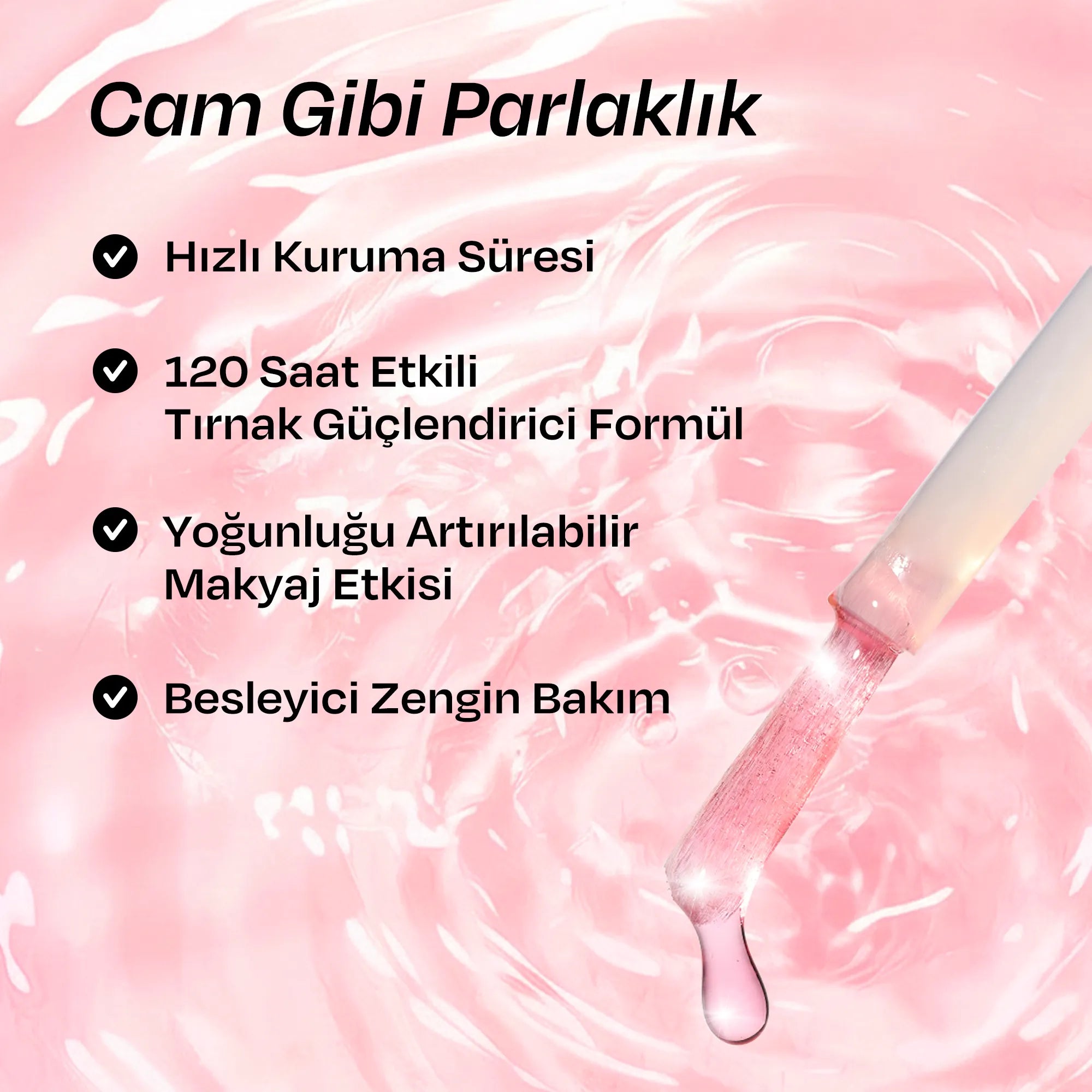 [Şeftali] Renkli Tırnak Güçlendirici