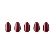 Allure Burgundy jel takma tırnak kısa oval form ürün görseli