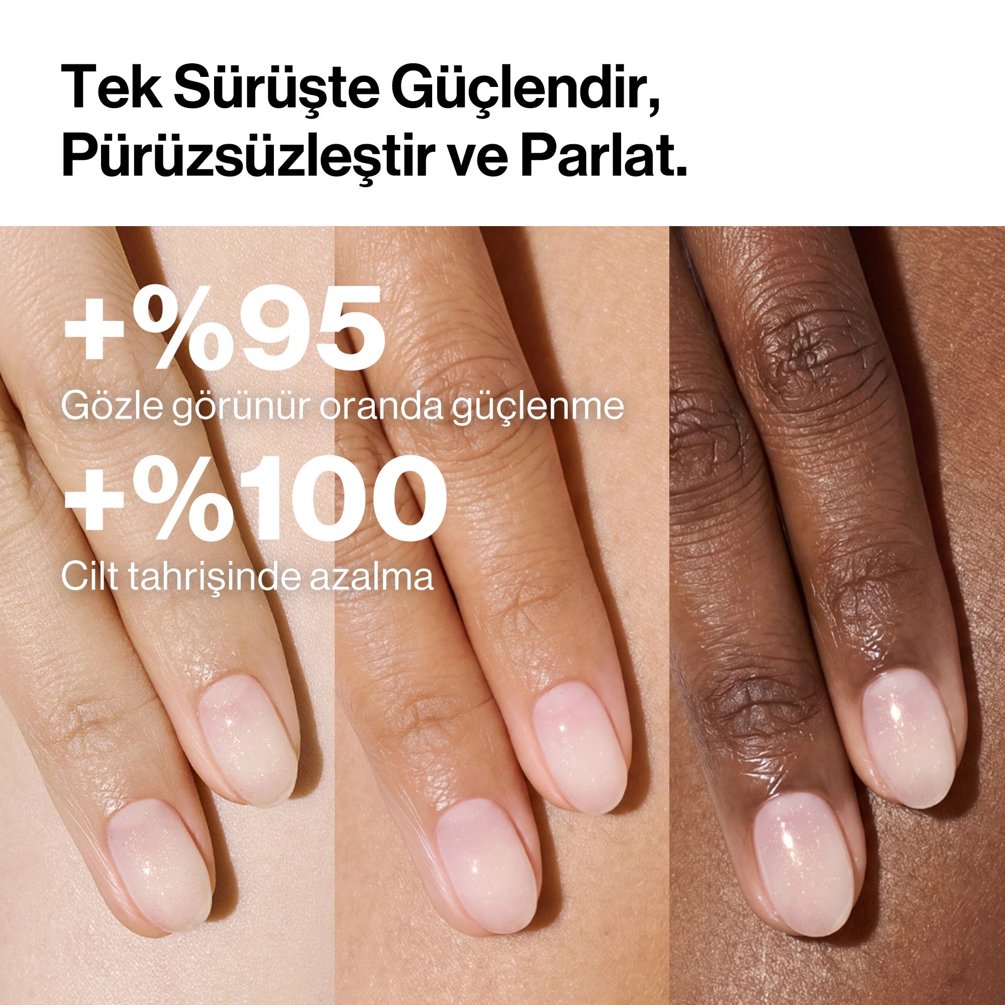 [Altın Konfeti] Renkli Tırnak Güçlendiricisi