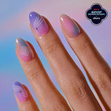 Aurora Halo Jel Takma Tırnak Orta Boy Oval 30 Adet