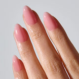 Blush Pink Jel Takma Tırnak Orta Boy Oval 30 Adet