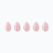 Blush Pink jel takma tırnak orta boy oval form ürün görseli