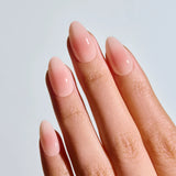 Classic Blush Jel Takma Tırnak Orta Boy Oval 30 Adet