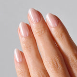 Glazed Chrome Jel Takma Tırnak Kısa Oval 30 Adet