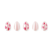 Glazed Strawberry jel takma tırnak orta boy oval form ürün görseli