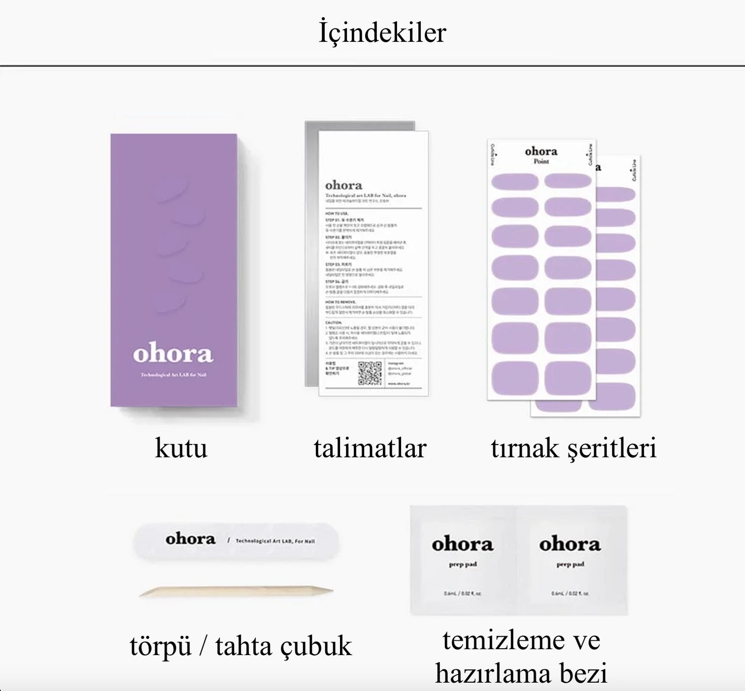 N Cream Very Peri Jel Tırnak 30 Adet, 2 Kullanım