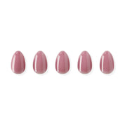 Mauve Pink jel takma tırnak orta boy oval form ürün görseli