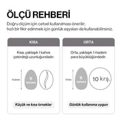 Jel takma tırnak ölçü rehberi: kısa ve orta boy tırnak ölçüleri
