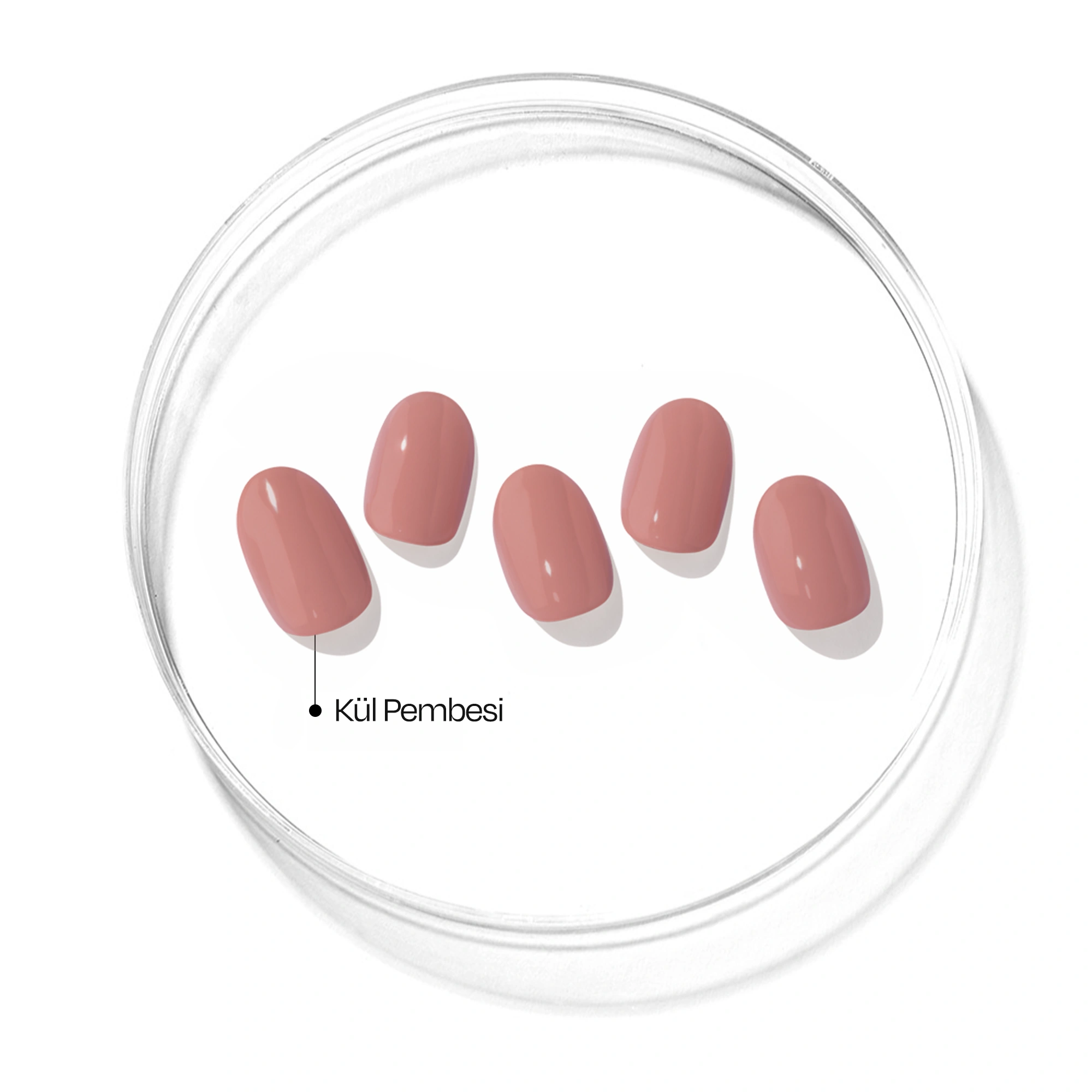 N Ash Pink Jel Tırnak 30 Adet, 2 Kullanım