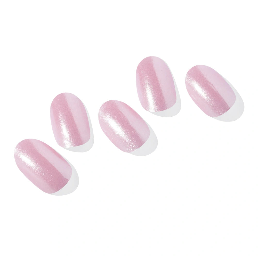N Baby Pink Chrome Jel Tırnak 30 Adet, 2 Kullanım - 1