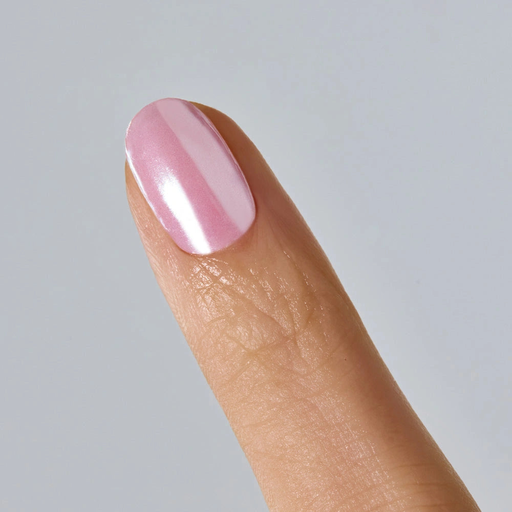 N Baby Pink Chrome Jel Tırnak 30 Adet, 2 Kullanım - 4