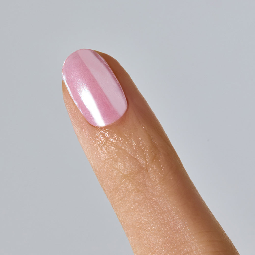 N Baby Pink Chrome Jel Tırnak 30 Adet 2 Kullanım
