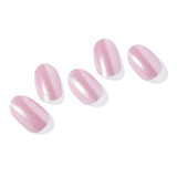 N Baby Pink Chrome Jel Tırnak 30 Adet, 2 Kullanım