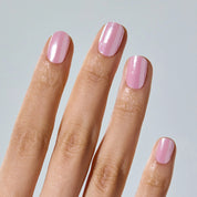 N Baby Pink Chrome Jel Tırnak 30 Adet, 2 Kullanım