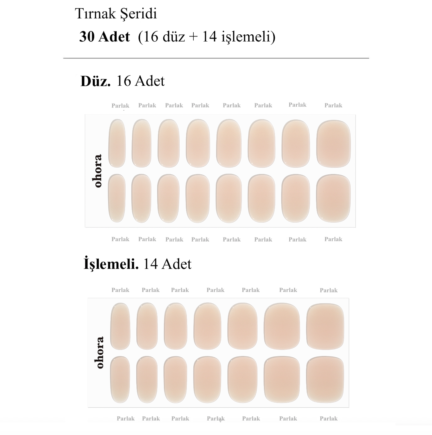 N Bare Milk Tea Jel Tırnak 30 Adet 2 Kullanım