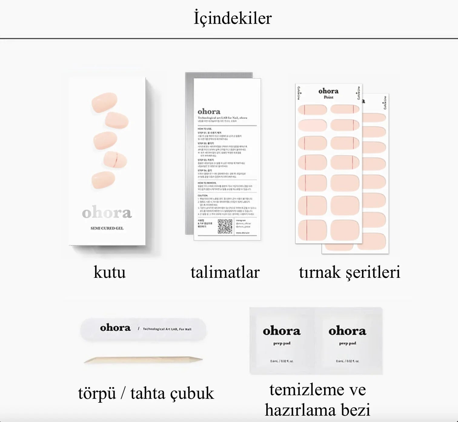 N Basic Nails no.11 Jel Tırnak 30 Adet 2 Kullanım