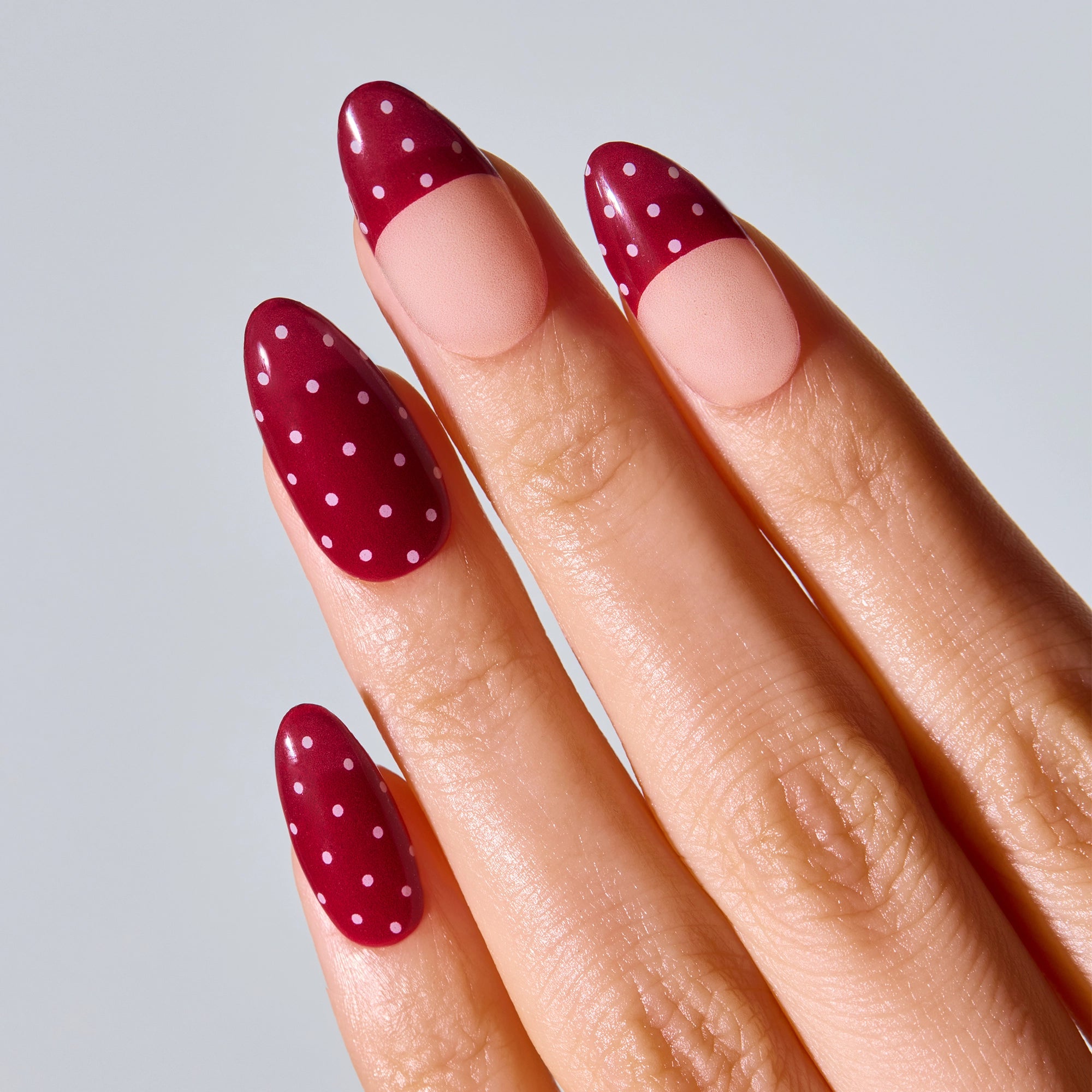 N Berry Polka Jel Tırnak 30 Adet, 2 Kullanım
