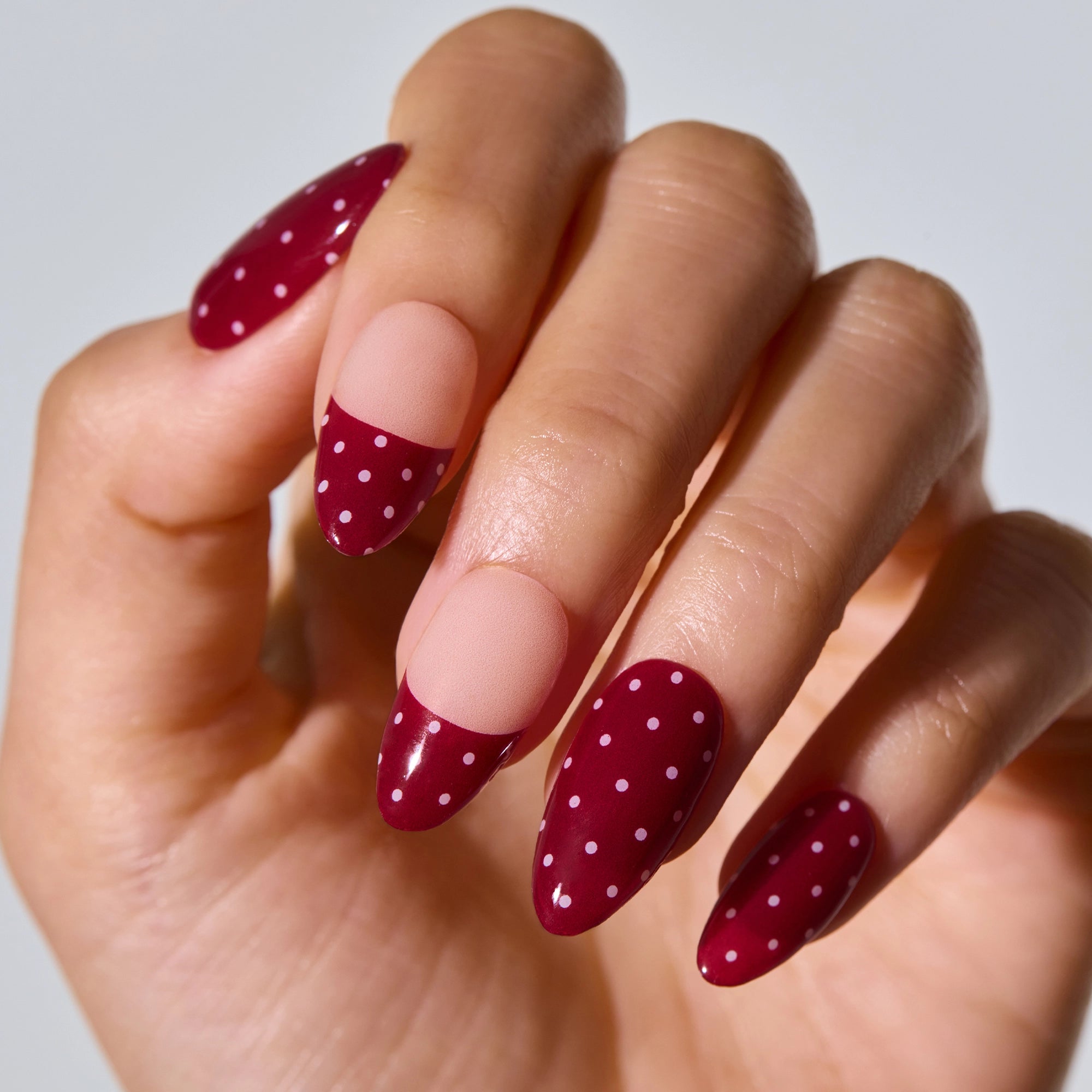 N Berry Polka Jel Tırnak 30 Adet, 2 Kullanım