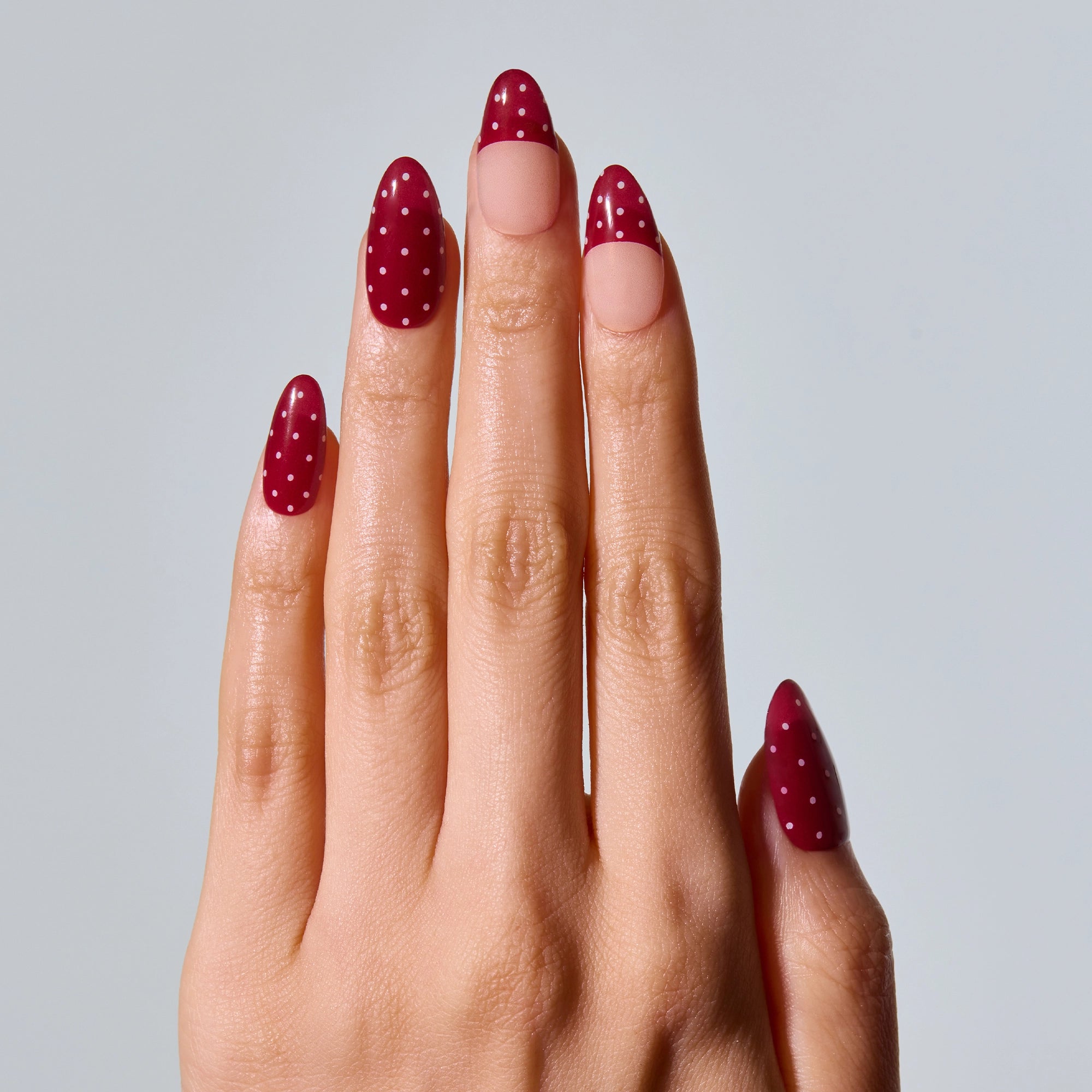 N Berry Polka Jel Tırnak 30 Adet, 2 Kullanım