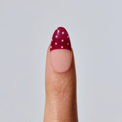 N Berry Polka Jel Tırnak 30 Adet, 2 Kullanım