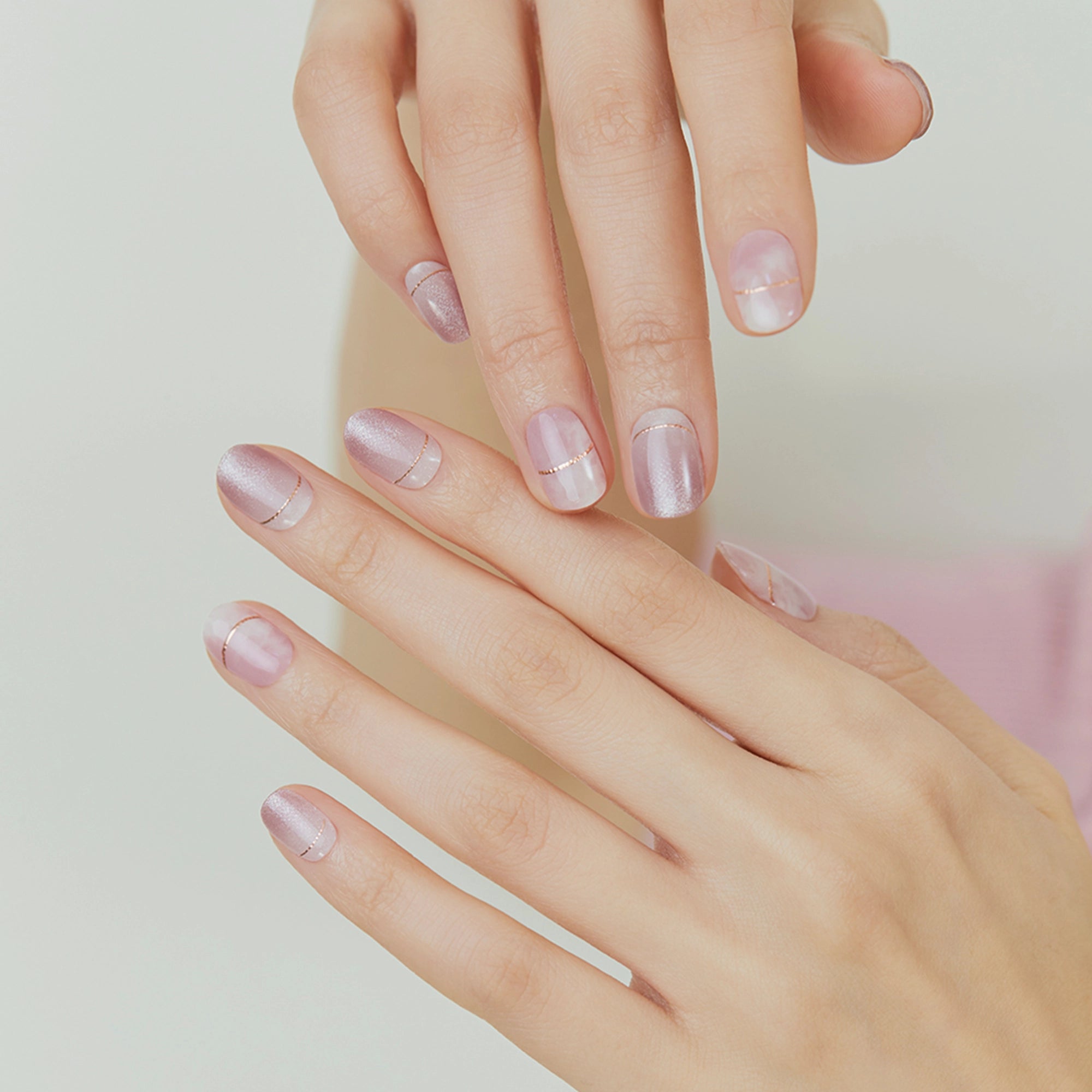 N Blooming Mauve Jel Tırnak 30 Adet, 2 Kullanım