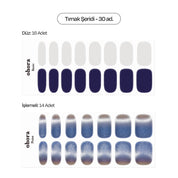 N Blue Core Jel Tırnak 30 Adet, 2 Kullanım