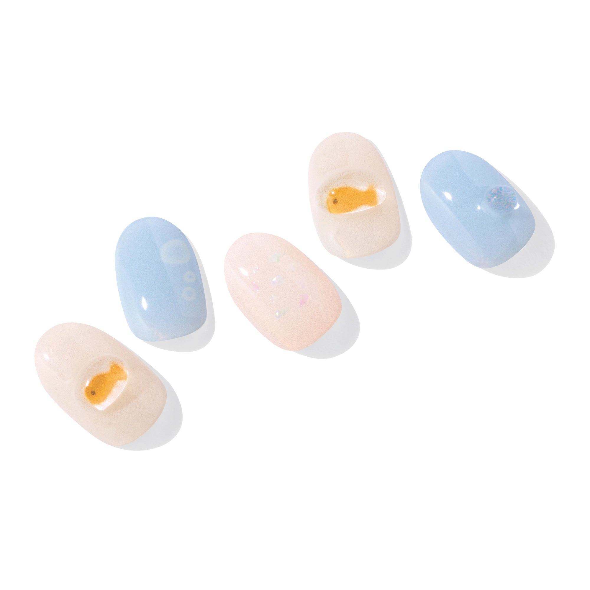 N Bubble Fish Jel Tırnak 30 Adet, 2 Kullanım