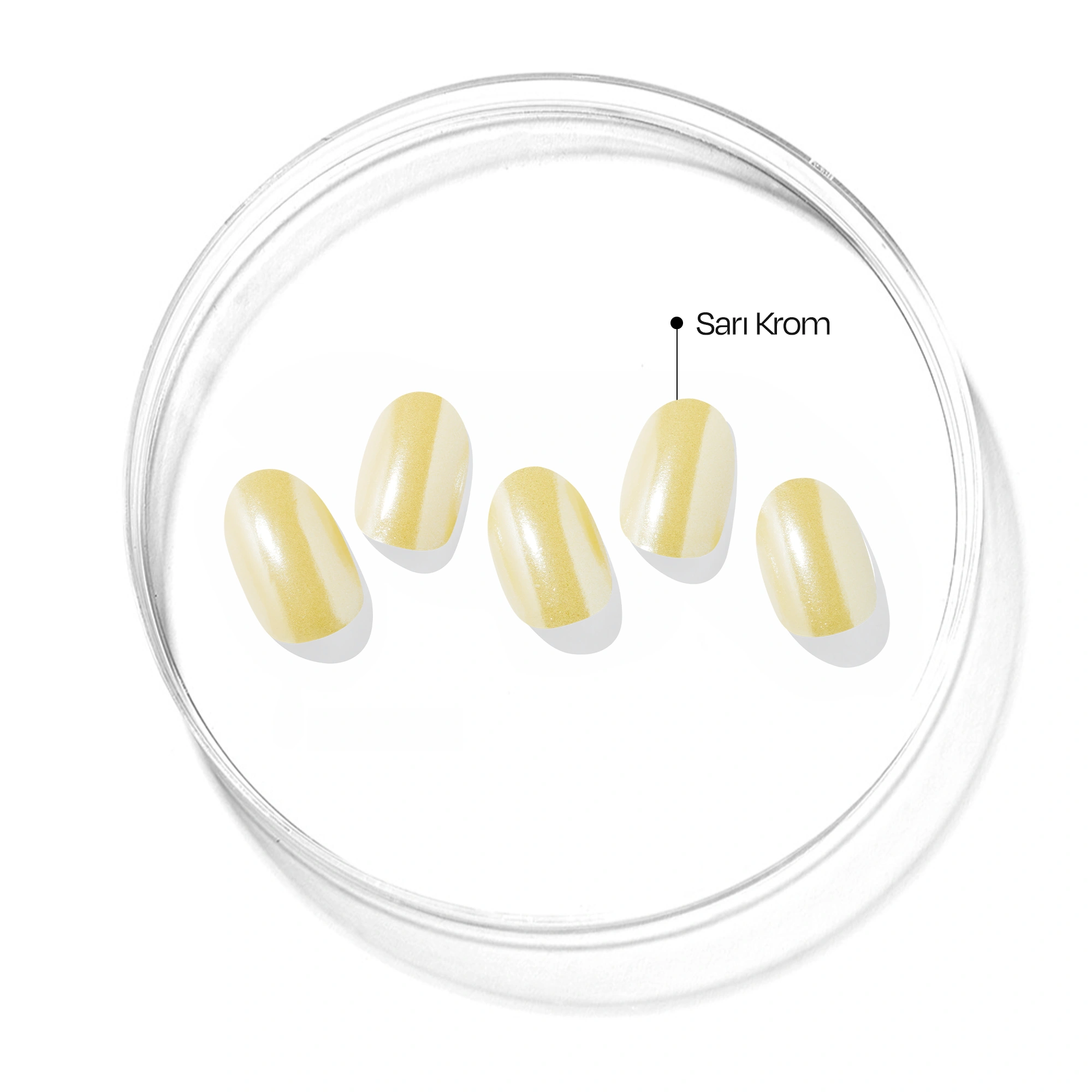 N Butter Chrome Jel Tırnak 30 Adet, 2 Kullanım