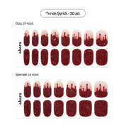 N Candy Blood Jel Tırnak 30 Adet, 2 Kullanım