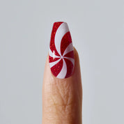 N Candycane Swirl Jel Tırnak 30 Adet, 2 Kullanım