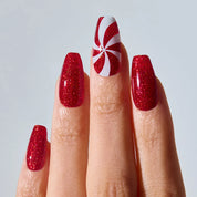N Candycane Swirl Jel Tırnak 30 Adet, 2 Kullanım - 2