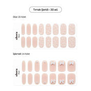 N Cherie Tweed Jel Tırnak 30 Adet, 2 Kullanım