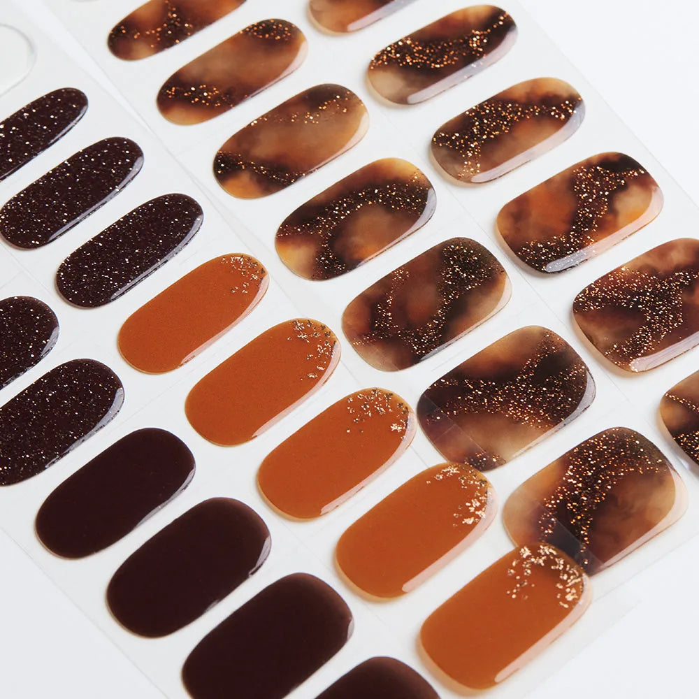N Cinnamon Glaze Jel Tırnak 30 Adet, 2 Kullanım - 5