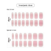 N Clean Girl Jel Tırnak 30 Adet, 2 Kullanım