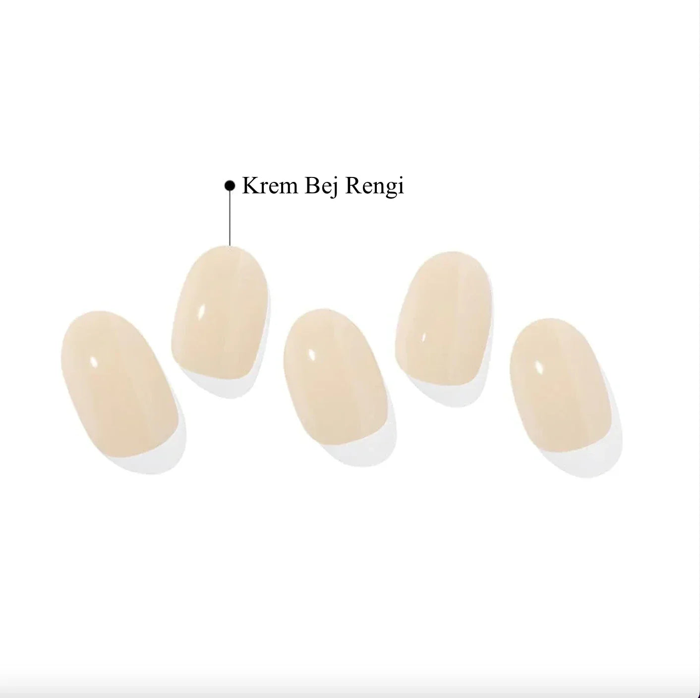 N Cream Base Jel Tırnak 30 Adet 2 Kullanım